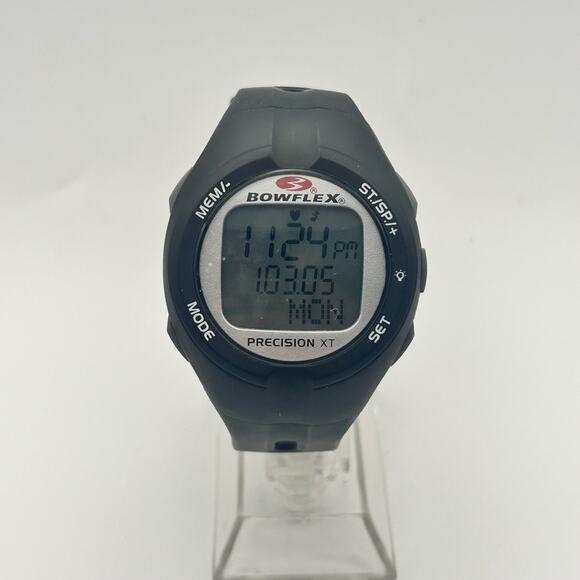 Bowflex Precision XT Heart Rate Monitor EZ Black 42mm Digital Watch Working - Picture 1 of 8